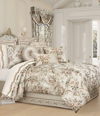 J. Queen New York Pecora Woven Jacquard Floral Bouquet Oversized Comforter Set