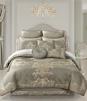 J. Queen New York Piazza Engineered Scroll Design Comforter Set