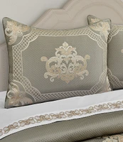 J. Queen New York Piazza Engineered Scroll Design Comforter Set