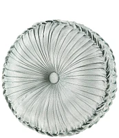 J. Queen New York Prestige Spa Button-Tufted Round Pillow