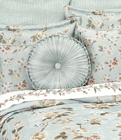J. Queen New York Prestige Spa Button-Tufted Round Pillow