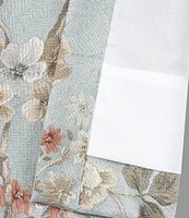 J. Queen New York Prestige Woven Floral Design Window Treatment