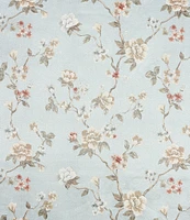 J. Queen New York Prestige Woven Floral Design Window Treatment