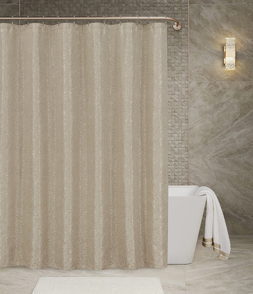 J. Queen New York Radiance Woven Jacquard Shower Curtain