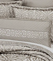 J. Queen New York Regina Reading Oversized Reversible Bolster Pillow