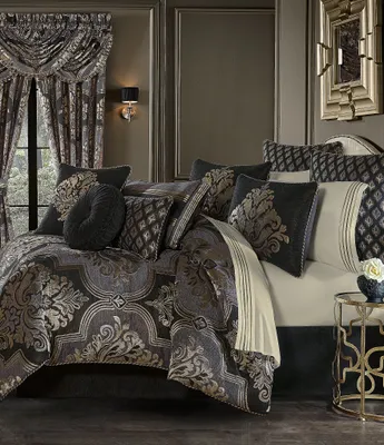 J. Queen New York Savoy Chenille Damask Comforter Set
