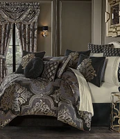 J. Queen New York Savoy Reversible Woven Chenille Foulard Boudoir Pillow
