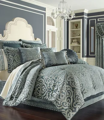J. Queen New York Sicily Puffed Damask Comforter Set