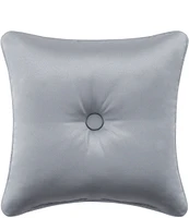 J. Queen New York Sondra Button-Tufted Framed Reversible 18#double; Square Decorative Pillow
