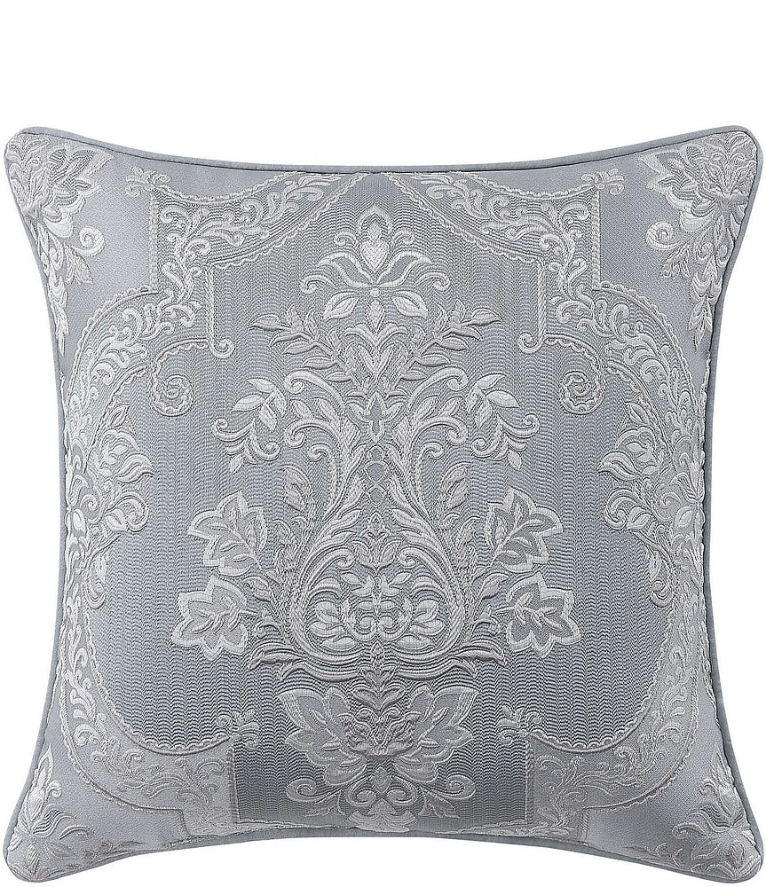 J. Queen New York Sondra Woven Damask Reversible Square Decorative Pillow