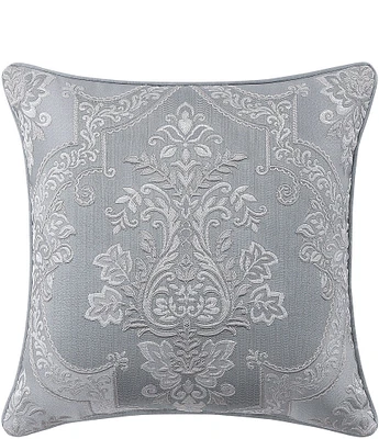 J. Queen New York Sondra Woven Damask Reversible Square Decorative Pillow