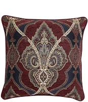 J. Queen New York Sovana Chenille Damask Reversible Square Pillow