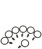 J. Queen New York Stanton Window Curtain Metal Clip Rings