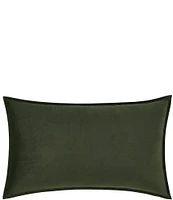J. Queen New York Townsend Lumbar Plush Velvet Decorative Throw Pillow Cover
