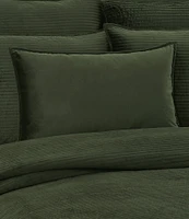 J. Queen New York Townsend Lumbar Plush Velvet Decorative Throw Pillow Cover