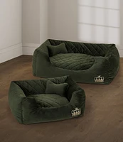 J. Queen New York Townsend Plush Velvet Pet Bed