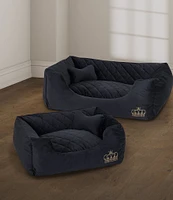 J. Queen New York Townsend Plush Velvet Pet Bed