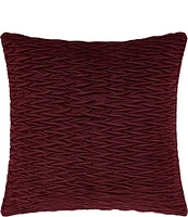 J. Queen New York Townsend Ripple Pleated Square Pillow Cover