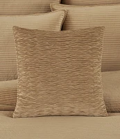 J. Queen New York Townsend Ripple Pleated Square Pillow Cover