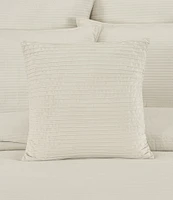 J. Queen New York Townsend Straight Pleated Square Decorative Pillow Cover