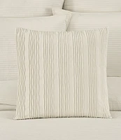 J. Queen New York Townsend Wave Textured Square Decorative Pillow Cover