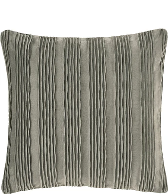 J. Queen New York Townsend Wave Textured Square Decorative Pillow Cover