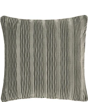 J. Queen New York Townsend Wave Textured Square Decorative Pillow Cover