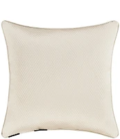 J. Queen New York Villanova Grand-Scale Woven Jacobean Decorative Reversible Square Pillow