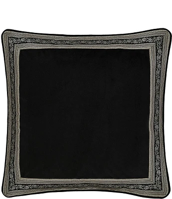 J. Queen New York Vincenzo Plush Velvet Framed Euro Sham