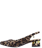 J. Renee Baline Leopard Print Rhinestone Sling Pumps