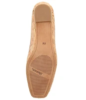 J. Renee Edie Cork Square Toe Bow Dress Flats