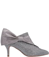 J. Renee Elettra Rhinestone Satin Side Bow Shooties