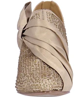 J. Renee Elettra Rhinestone Satin Side Bow Shooties