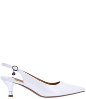 J. Renee Ferryanne Patent Slingback Pumps