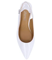 J. Renee Ferryanne Patent Slingback Pumps