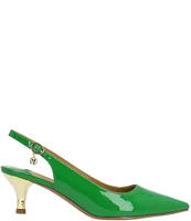 J. Renee Ferryanne Patent Slingback Pumps