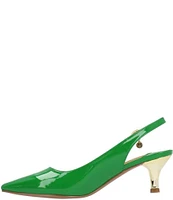 J. Renee Ferryanne Patent Slingback Pumps