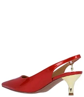 J. Renee Ferryanne Patent Slingback Pumps