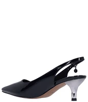 J. Renee Ferryanne Patent Slingback Pumps