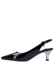 J. Renee Ferryanne Patent Slingback Pumps