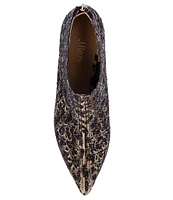 J. Renee Jacinta Leopard Rhinestone Embellished Ankle Booties