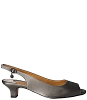 J. Renee Jenvey Satin Slingback Dress Sandals