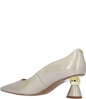 J. Renee Lysandra Patent Ball Kitten Heel Pumps