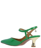 J. Renee Maretta Patent Sling Pumps