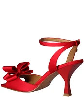 J. Renee Nishia Satin Bow Ankle Strap Dress Sandals