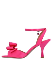 J. Renee Nishia Satin Bow Ankle Strap Dress Sandals