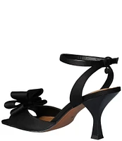 J. Renee Nishia Satin Bow Ankle Strap Dress Sandals