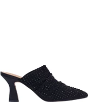 J. Renee Parisa Rhinestone Mesh Dress Mules