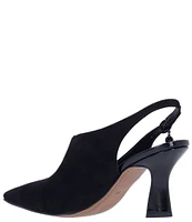 J. Renee Prissy Sueded Fabric Sling Shooties