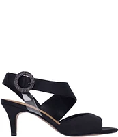 J. Renee Safira Satin Asymmetrical Dress Sandals